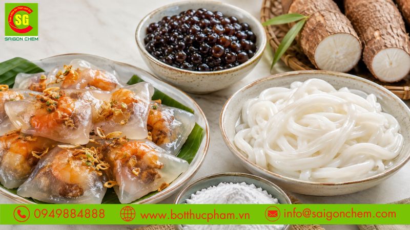 m&oacute;n ăn từ tinh bột khoai m&igrave;